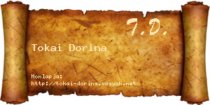 Tokai Dorina névjegykártya
